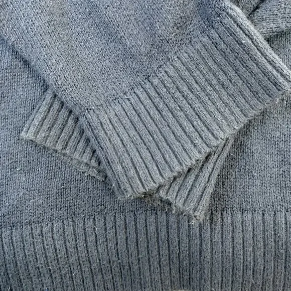 Vintage Abercrombie & Fitch Wool Blend Blue Double Moose Sweater Med - Picture 6 of 9